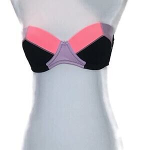 Victoria’s Secret Color Block Swim Bikini Top 32D